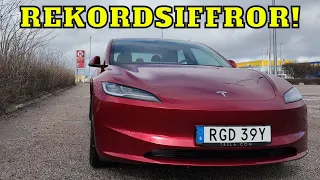 Tesla Model 3 Dual Motor (Highland) - Räckviddstest | Elbilsmagasinet