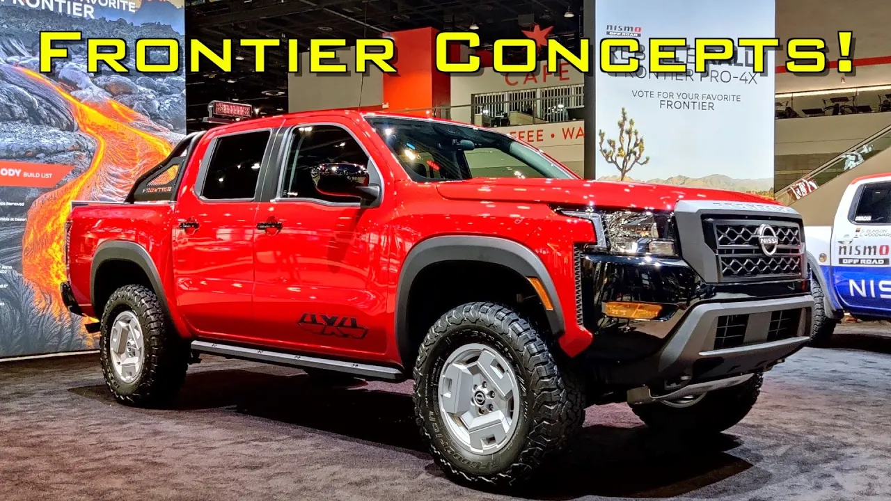 2022 Nissan Frontier Concepts // In-Person with the NEW Project Hardbody, Adventure and 72X!
