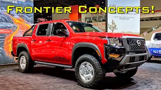 2022 Nissan Frontier Concepts // In-Person with the NEW Project Hardbody, Adventure and 72X!