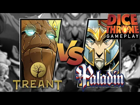 Dice Throne Duel Gameplay | Treant vs Paladin