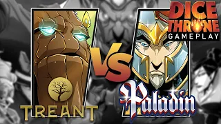 Dice Throne Duel Gameplay | Treant vs Paladin