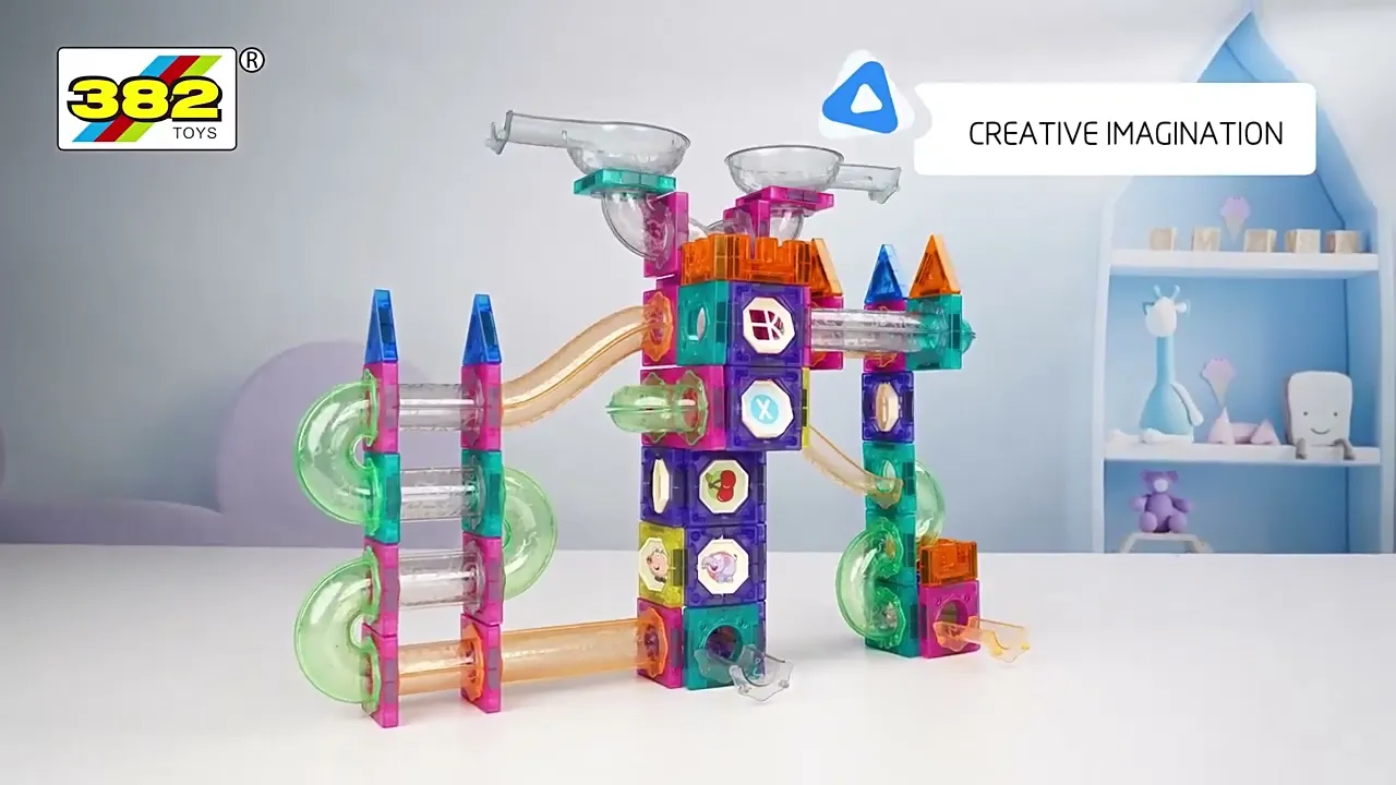 Магнитный конструктор 382 Toys Magic Magnetic Blocks DIY 349 деталей