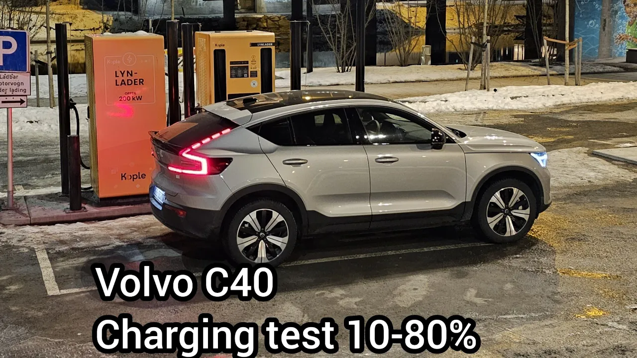 Volvo C40 10-80% Charging Test #C40 #Charging