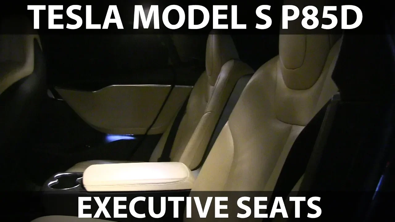 Tesla Model S with executive seats