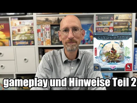 Civolution gameplay mit Stefan Feld (Deep Print Games / Pegasus Spiele)