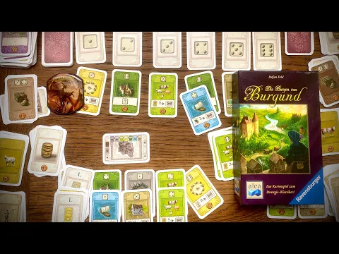 The Castles of Burgundy, the cardgame - Solo Playthrough - Will I win this time?