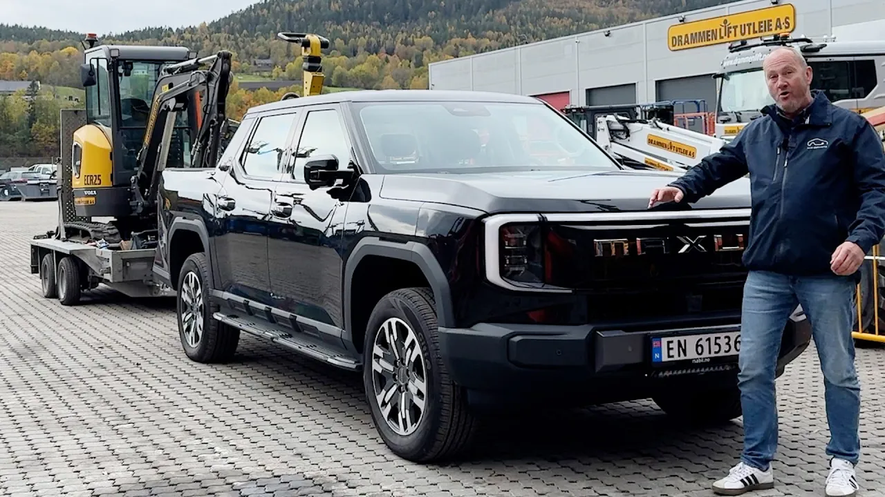 Test av Maxus eTERRON 9 – vi testet muskel-pickupen til yttergrensene