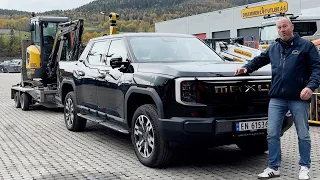 Test av Maxus eTERRON 9 – vi testet muskel-pickupen til yttergrensene