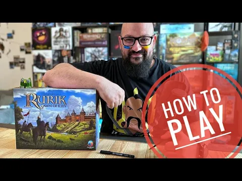 Rurik Dawn of Kiev- how to play (setup, rules, playthrough, tutorials)