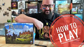 Rurik Dawn of Kiev- how to play (setup, rules, playthrough, tutorials)