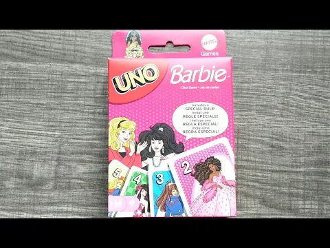 UNO Barbie Card Game