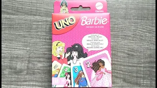 UNO Barbie Card Game
