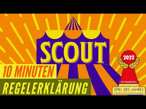 Scout • Regeln Anleitung Aufbau Regelerklärung • Kartenspiel 2022