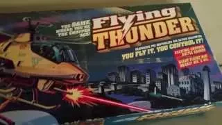 Milton Bradley Flying Thunder Helicopter Game 1992