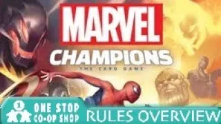 Marvel Champions | Rules Overview | One Stop Co-Op Shop Streamed