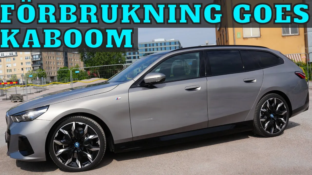 BMW i5 Touring eDrive40 - Räckviddstest på motorväg | Elbilsmagasinet