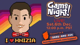 GameNight! LIVE!! | BGG Annual Support Drive Stream and Knizia 40th Celebration Dec 6th @12:00pm PST