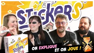 Stickers, on explique et on joue (Les Sabliers d'or)
