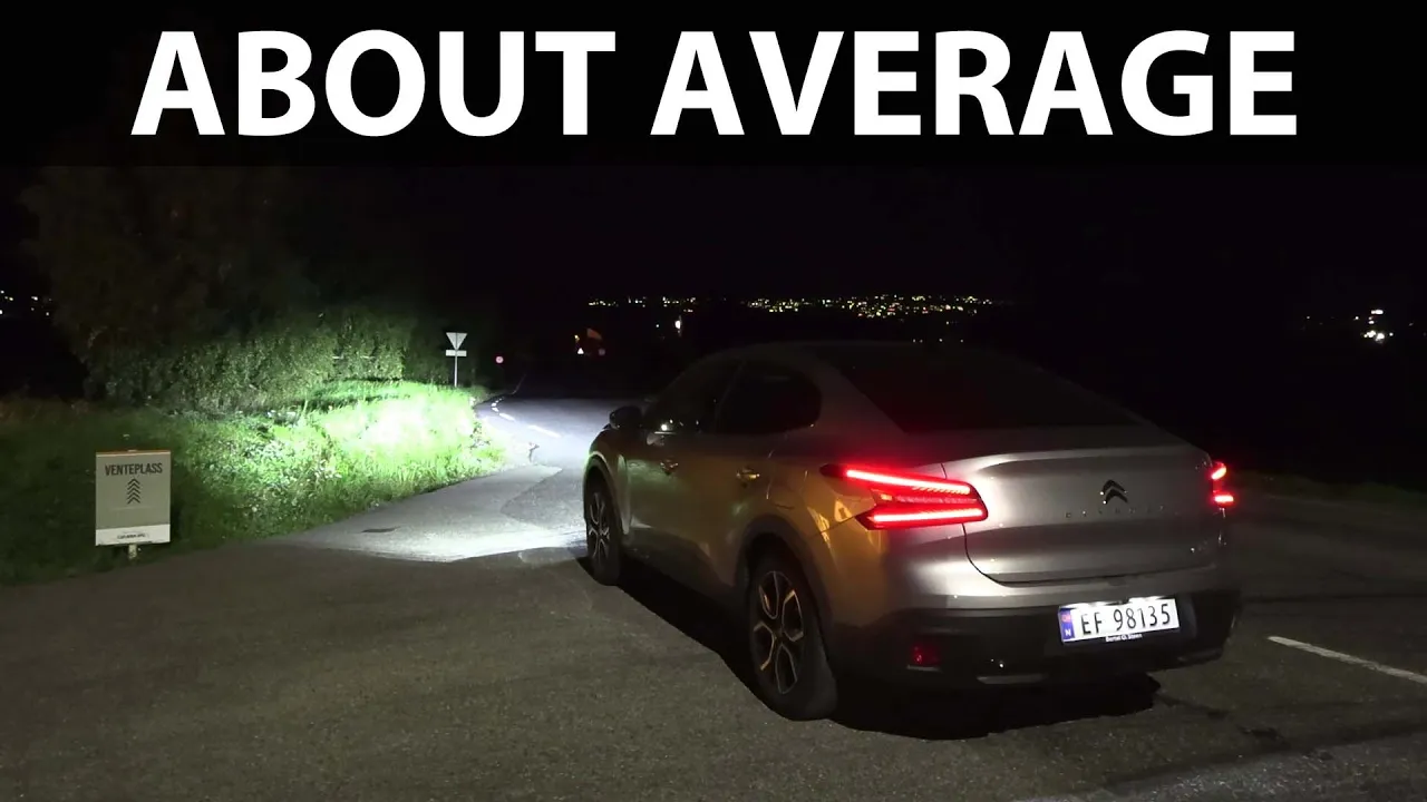Citroen e-C4X headlights test