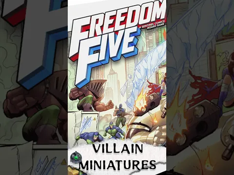 #Unboxing - #FreedomFive : Villains