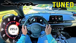 BADLY TUNED - TOYOTA SUPRA A90 *HYBRID TURBO* on AUTOBAHN
