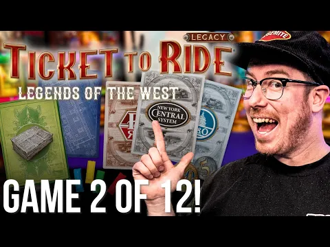 Expanding Our Networks! - Ticket To Ride Legacy Game 2!
