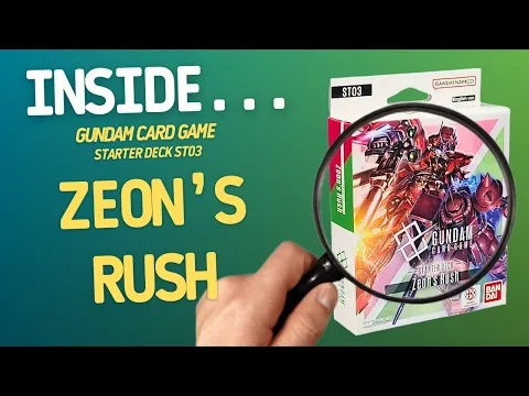 Gundam Card Game Starter Deck Zeon’s Rush ST03 | Inside with João Ricardo Ep788