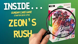 Gundam Card Game Starter Deck Zeon’s Rush ST03 | Inside with João Ricardo Ep788