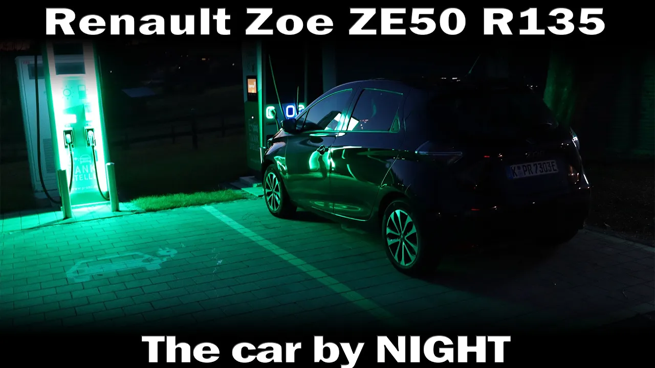Renault Zoe ZE50 - The car by NIGHT