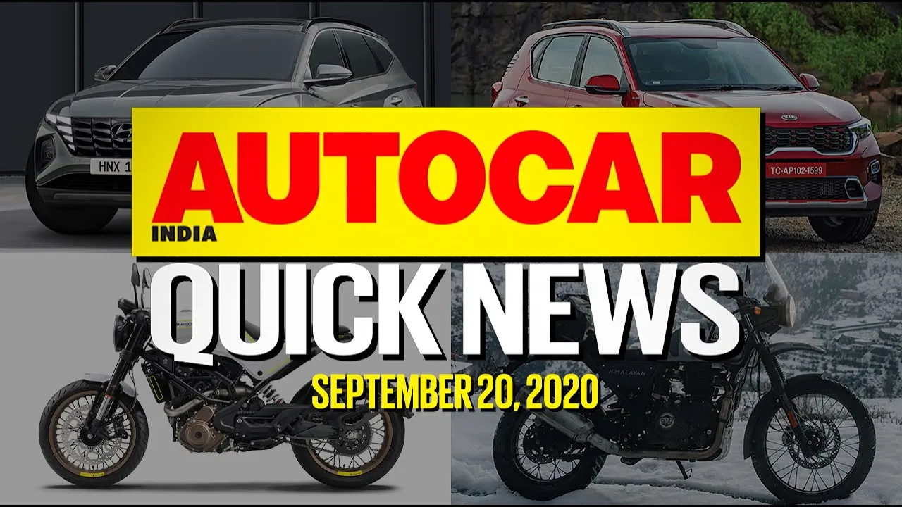 Kia Sonet price, 2021 Hyundai Tucson, new Honda bike details and more | Quick News | Autocar India