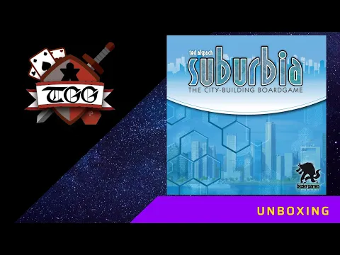 Suburbia Board Game Unboxing