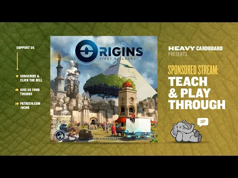 Origins: First Builders - 3p Teaching & Play-through by Heavy Cardboard