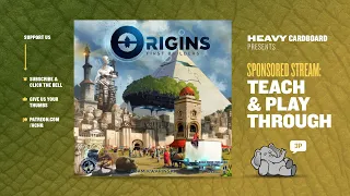 Origins: First Builders - 3p Teaching & Play-through by Heavy Cardboard