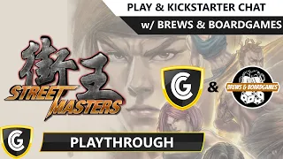Street Masters | Kickstarter Chat & Playthrough with Brews & Boardgames