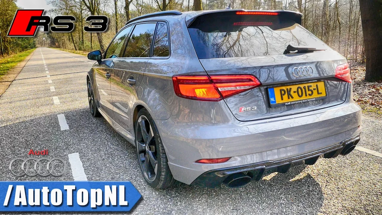Audi RS3 2018 | LOUD! Exhaust SOUND & REVS | 291km/h ONBOARD by AutoTopNL