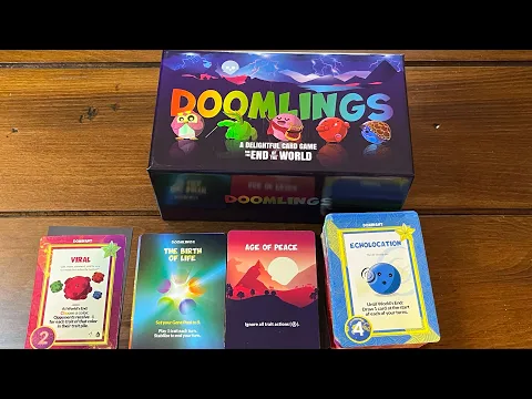 Sci-Fi Fantasy Saturday - Doomlings: A Delightful Card Game for the End of the World