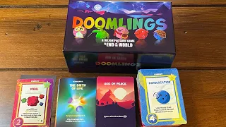 Sci-Fi Fantasy Saturday - Doomlings: A Delightful Card Game for the End of the World