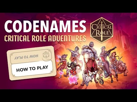 How to Play Codenames: Critical Role Adventures [Official Tutorial]