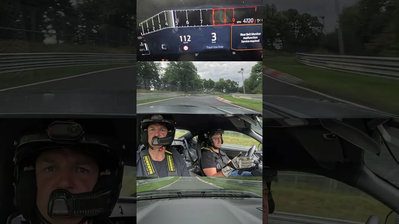 Teaching THE STIG How To Wet Lap The Nürburgring!