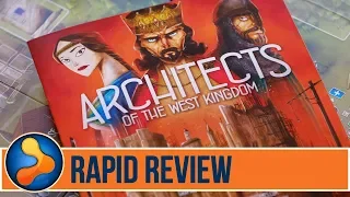 Architects of the West Kingdom Rapid Review - Final Thoughts, No Gameplay