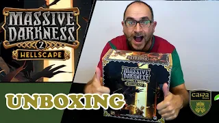 Abrimos el Massive Darkness 2 Hellscape! Las minis no decepcionan.