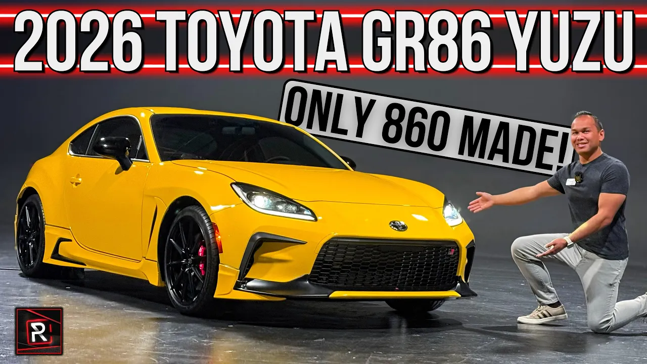 The 2026 Toyota GR86 Yuzu Edition Is a Vibrant Nod To The Scion FR-S Release Series