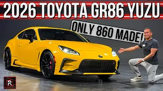 The 2026 Toyota GR86 Yuzu Edition Is a Vibrant Nod To The Scion FR-S Release Series