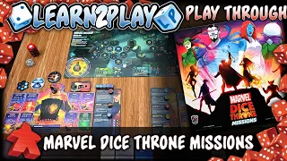 Learn to Play Presents: Play Through of Marvel Dice Throne Missions