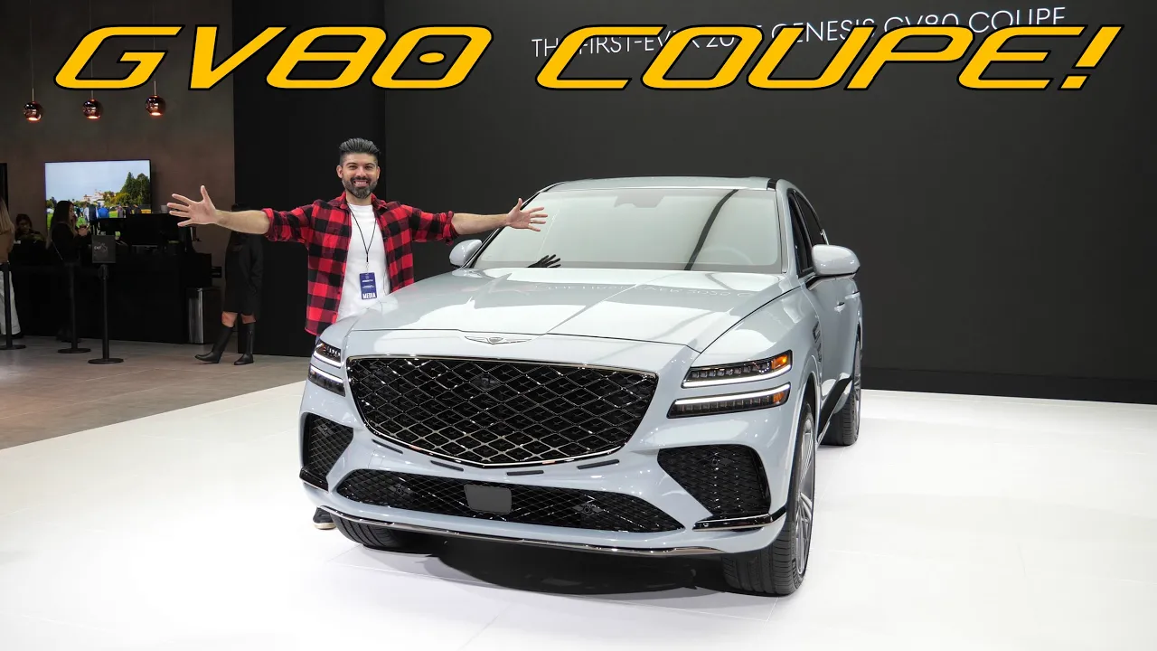 The 2025 Genesis GV80 Coupe Is ALL NEW And Has A HUGE SCREEN!