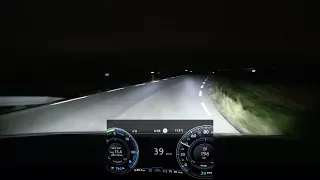 Adaptive headlights test in new e-Golf