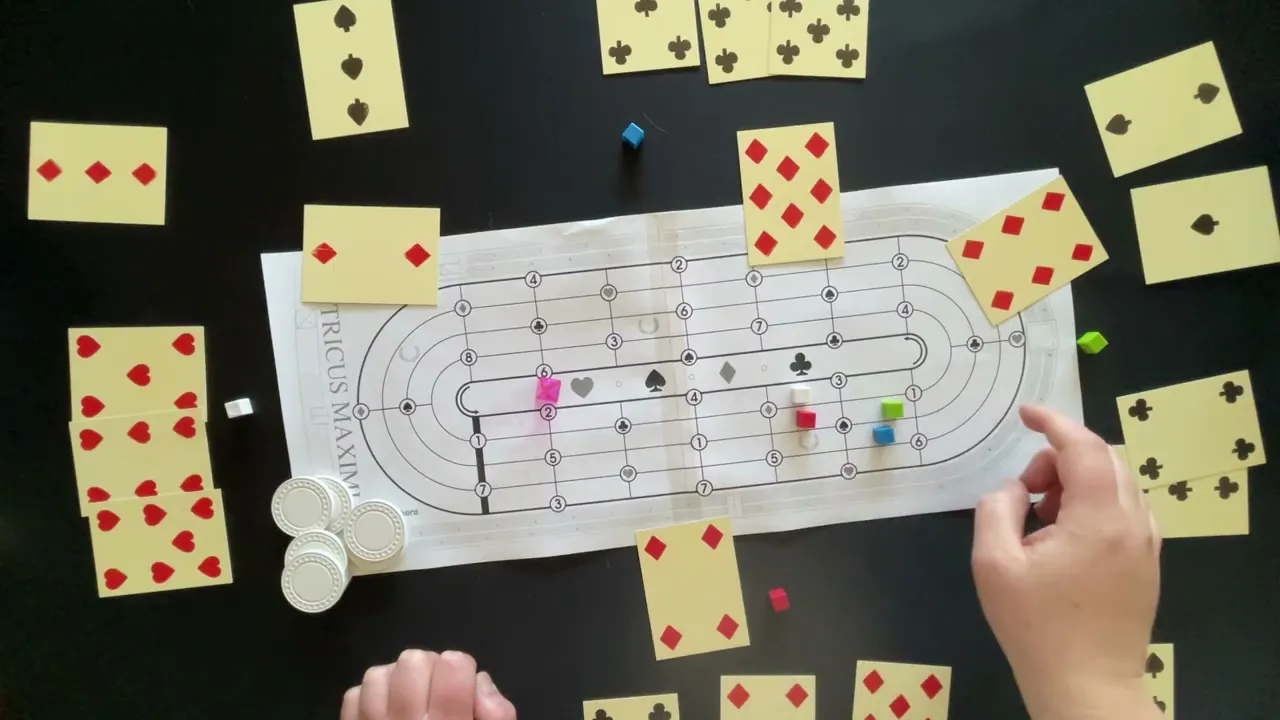 Tricus Maximus Tricvs Maximvs Trick Taking Chariot Racing Game pnp Playthrough