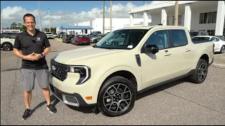 The 2025 Ford Maverick Lariat Hybrid AWD is the new Truck of the Year