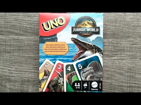 UNO Jurassic World Rebirth Card Game