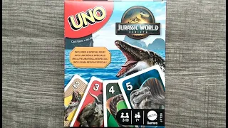 UNO Jurassic World Rebirth Card Game